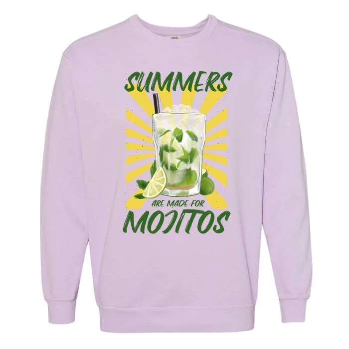 Summers Are Made For Mojitos Garment-Dyed Sweatshirt