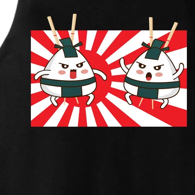 Sumo Sushi Ladies Tri-Blend Wicking Tank