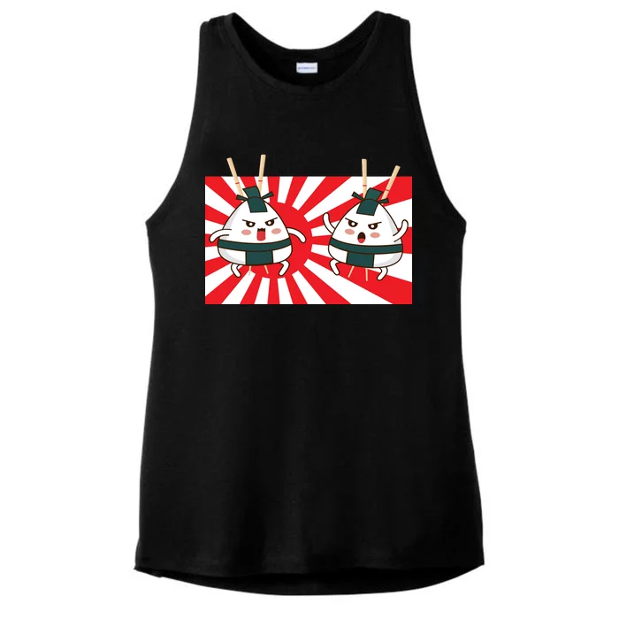 Sumo Sushi Ladies Tri-Blend Wicking Tank