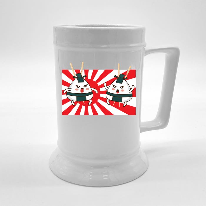 Sumo Sushi Front & Back Beer Stein