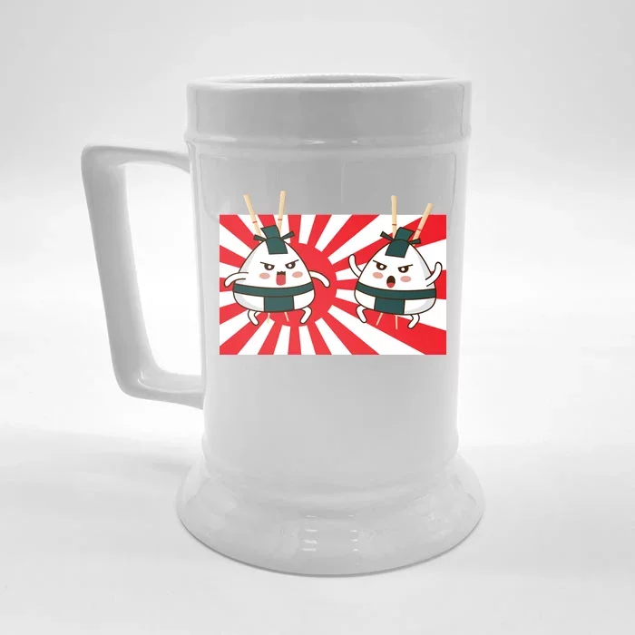 Sumo Sushi Front & Back Beer Stein