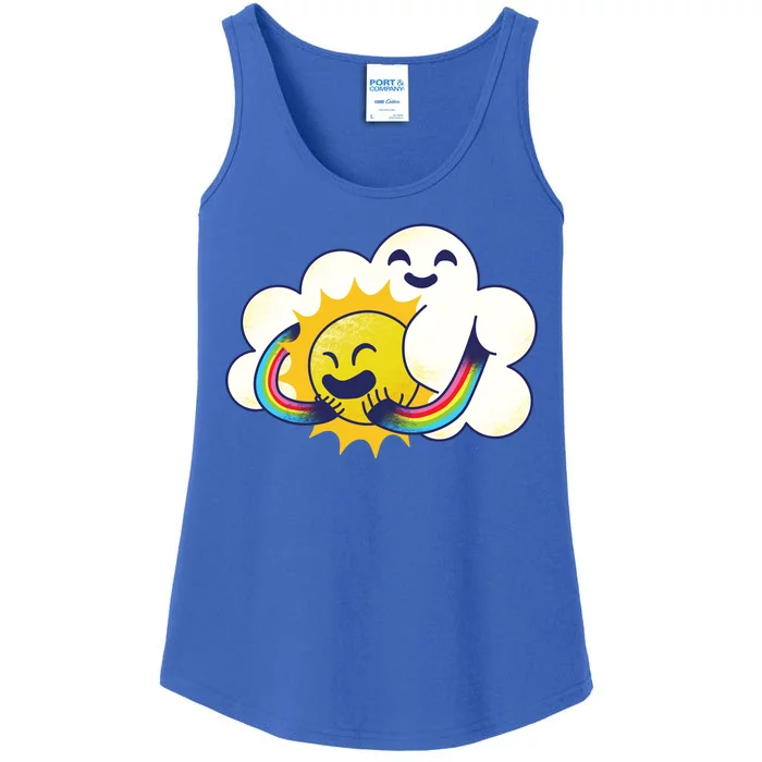 Sun Cloud Love Ladies Essential Tank