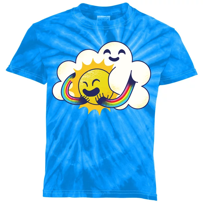 Sun Cloud Love Kids Tie-Dye T-Shirt