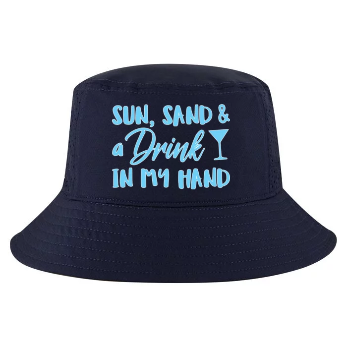 Sun Sand & A Drink In My Hand Cool Comfort Performance Bucket Hat