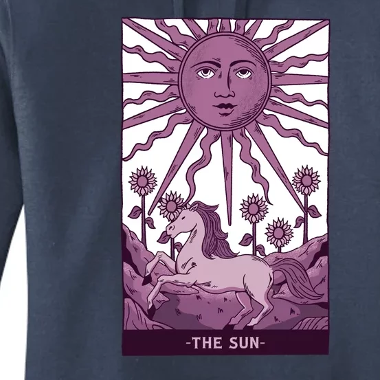 Sun Tarot Card Women's Pullover Hoodie