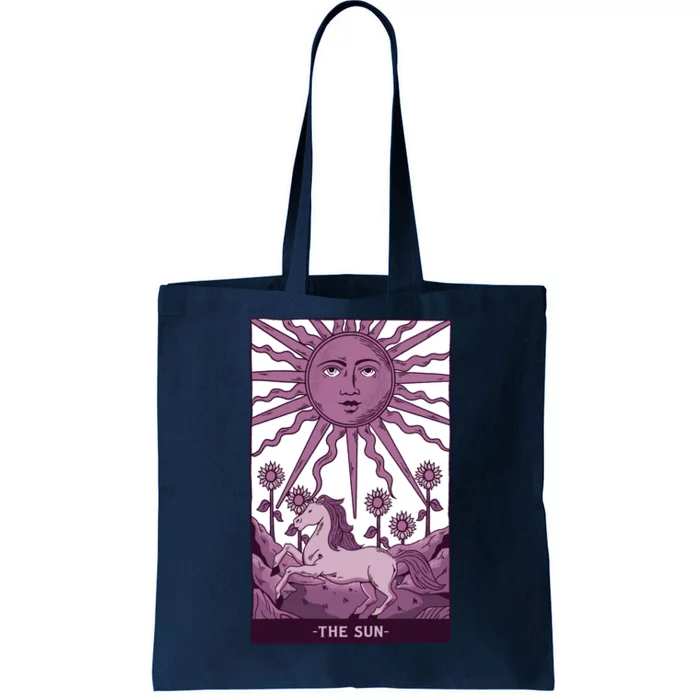 Sun Tarot Card Tote Bag