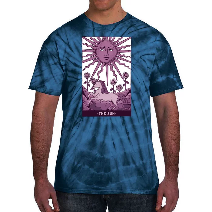 Sun Tarot Card Tie-Dye T-Shirt