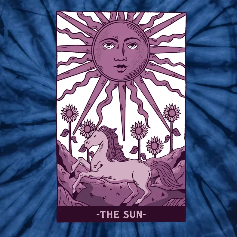 Sun Tarot Card Tie-Dye T-Shirt