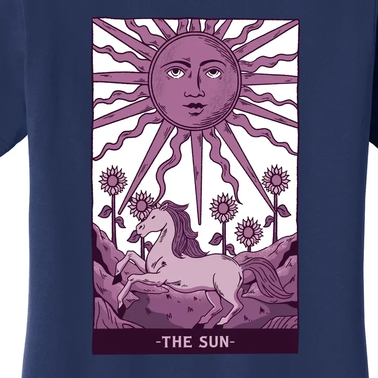 Sun Tarot Card Women's T-Shirt