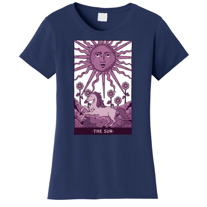 Sun Tarot Card Women's T-Shirt