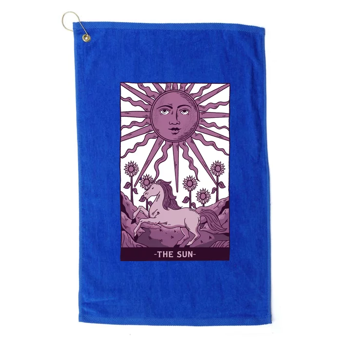 Sun Tarot Card Platinum Collection Golf Towel