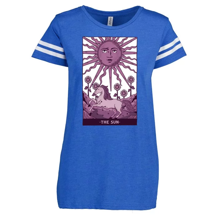 Sun Tarot Card Enza Ladies Jersey Football T-Shirt