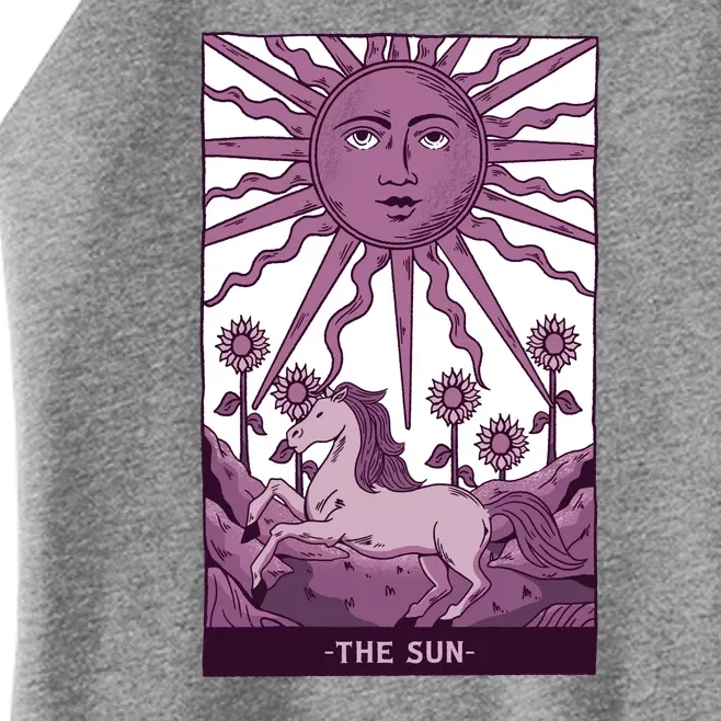 Sun Tarot Card Women’s Perfect Tri Rocker Tank