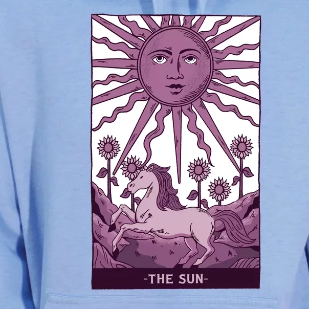 Sun Tarot Card Unisex Surf Hoodie