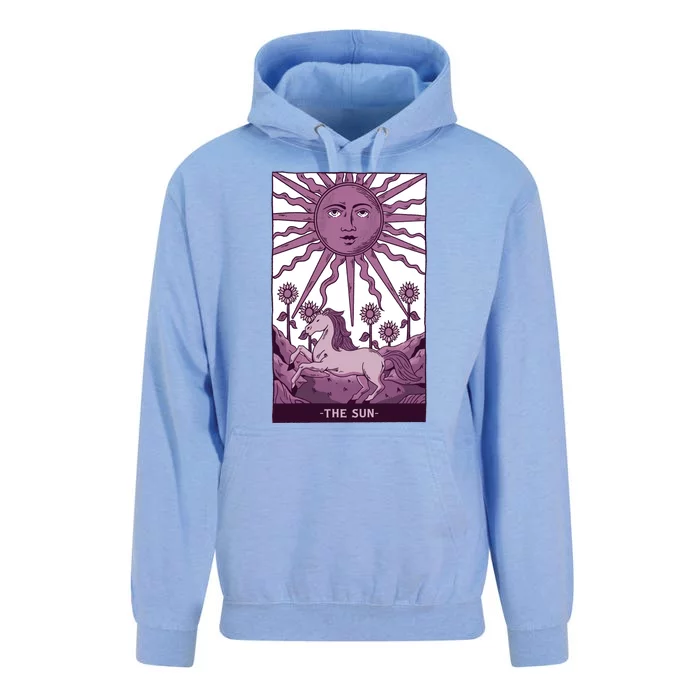 Sun Tarot Card Unisex Surf Hoodie