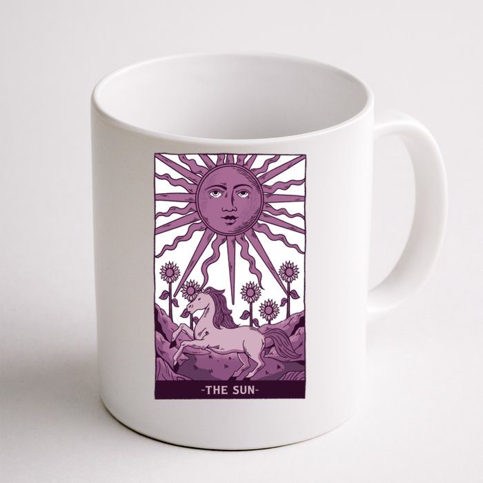 Sun Tarot Card Front & Back Coffee Mug