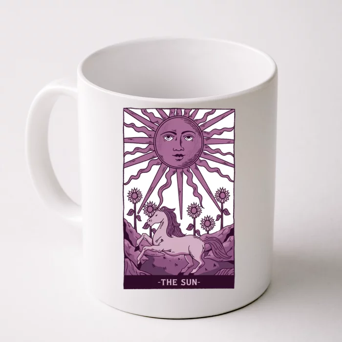 Sun Tarot Card Front & Back Coffee Mug