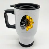 The Sun Will Rise And We Try Again Sunflower Mountain Mug 11oz 