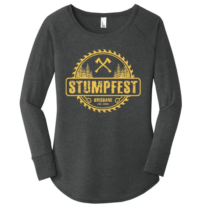 Stumpfest Uprroting Nail Salons Since 2020 Women's Perfect Tri Tunic Long Sleeve Shirt