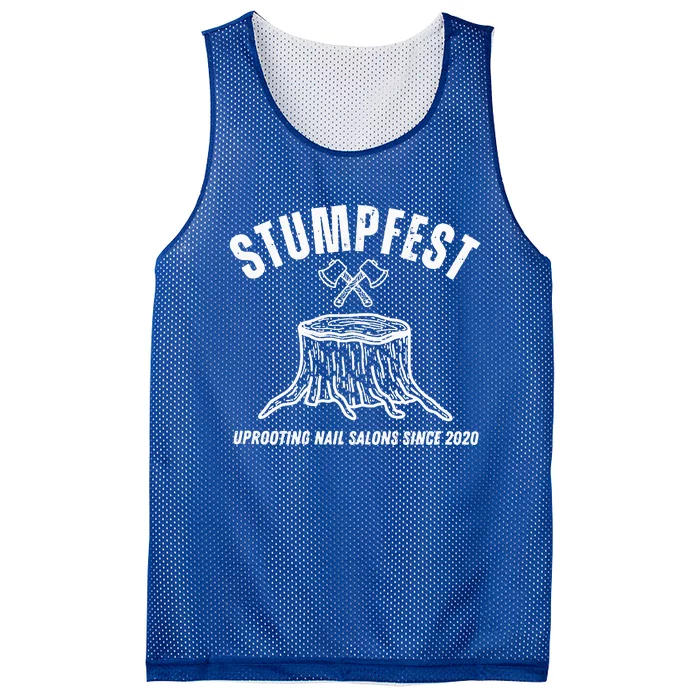 Stumpfest Uprooting Nail Salons Comedy Mesh Reversible Basketball Jersey Tank