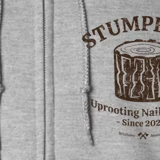 Stumpfest Uprroting Nail Salons Since 2020 Funny Dad Mom Full Zip Hoodie