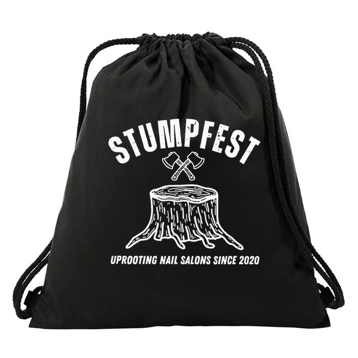 Stumpfest Uprooting Nail Salons Comedy Drawstring Bag