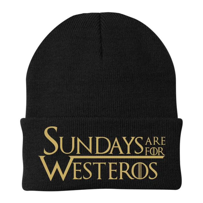 Sundays Are For Westeros Knit Cap Winter Beanie