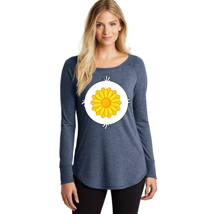 Sunflower Bear Halloween Costume Women's Perfect Tri Tunic Long Sleeve Shirt