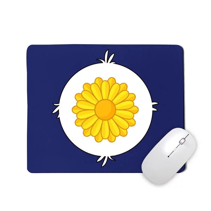 Sunflower Bear Halloween Costume Mousepad