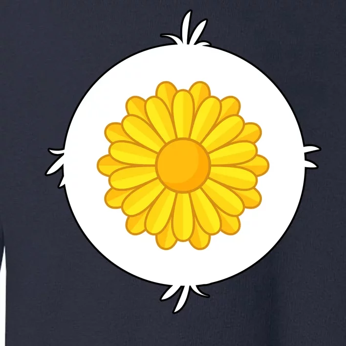 Sunflower Bear Halloween Costume Toddler Sweatshirt