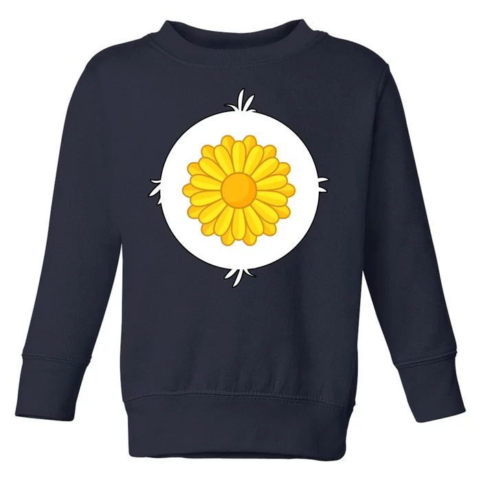 Sunflower Bear Halloween Costume Toddler Sweatshirt