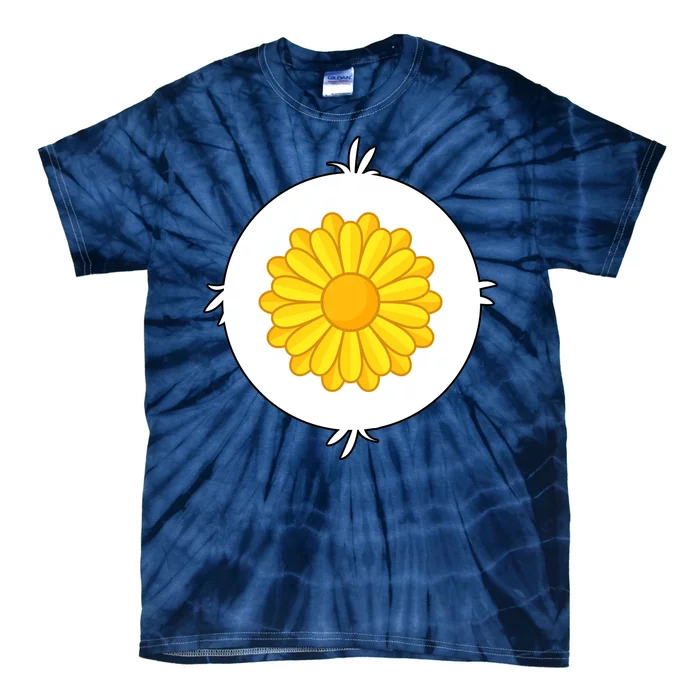 Sunflower Bear Halloween Costume Tie-Dye T-Shirt