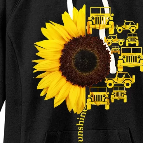 Sunflower Trucks Off-Road Sunshine Women's Fleece Hoodie