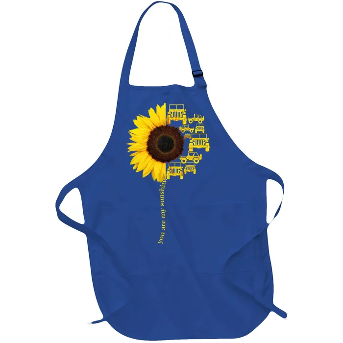 Sunflower Trucks Off-Road Sunshine Full-Length Apron With Pocket