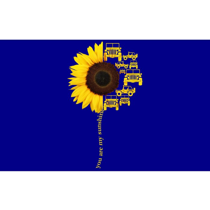 Sunflower Trucks Off-Road Sunshine Bumper Sticker