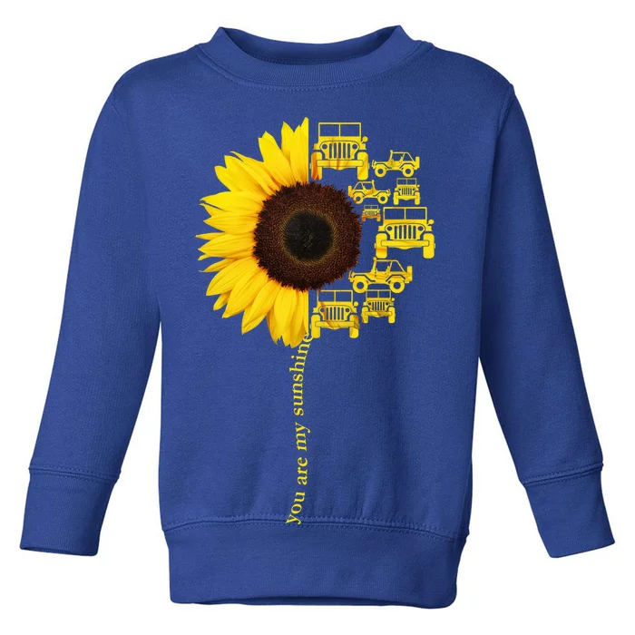 Sunflower Trucks Off-Road Sunshine Toddler Sweatshirt