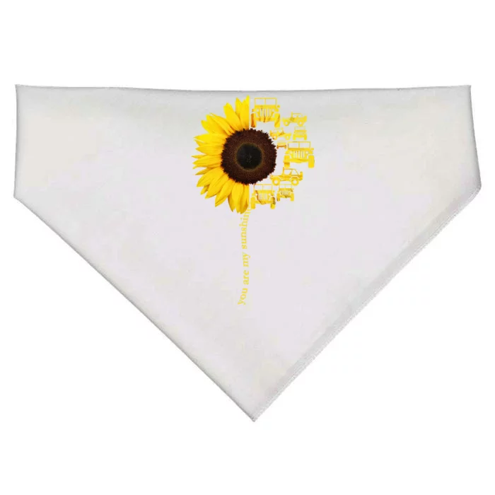 Sunflower Trucks Off-Road Sunshine USA-Made Doggie Bandana