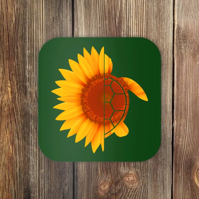 Sunflower Turtle Coaster