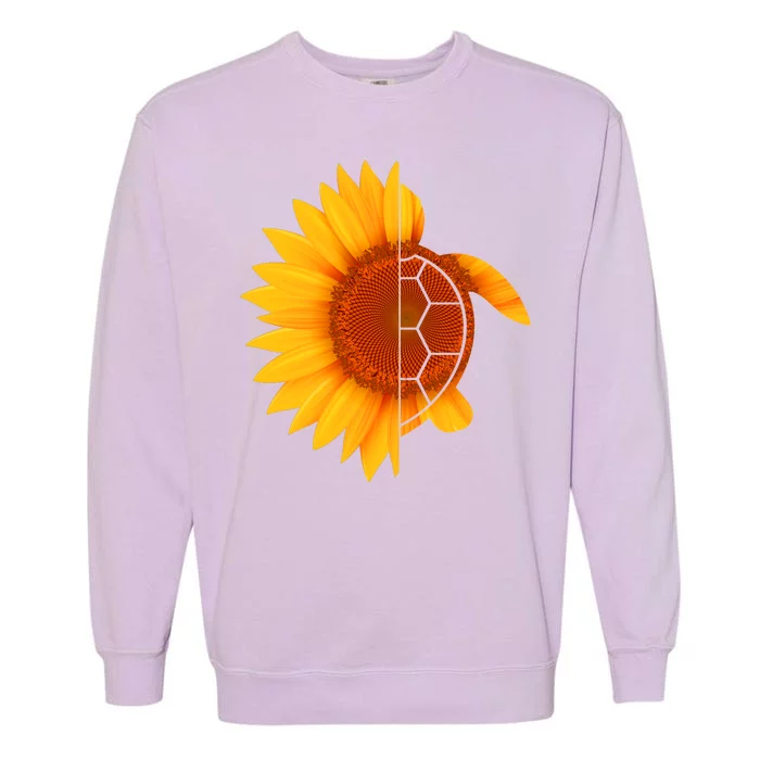 Sunflower Turtle Garment-Dyed Sweatshirt