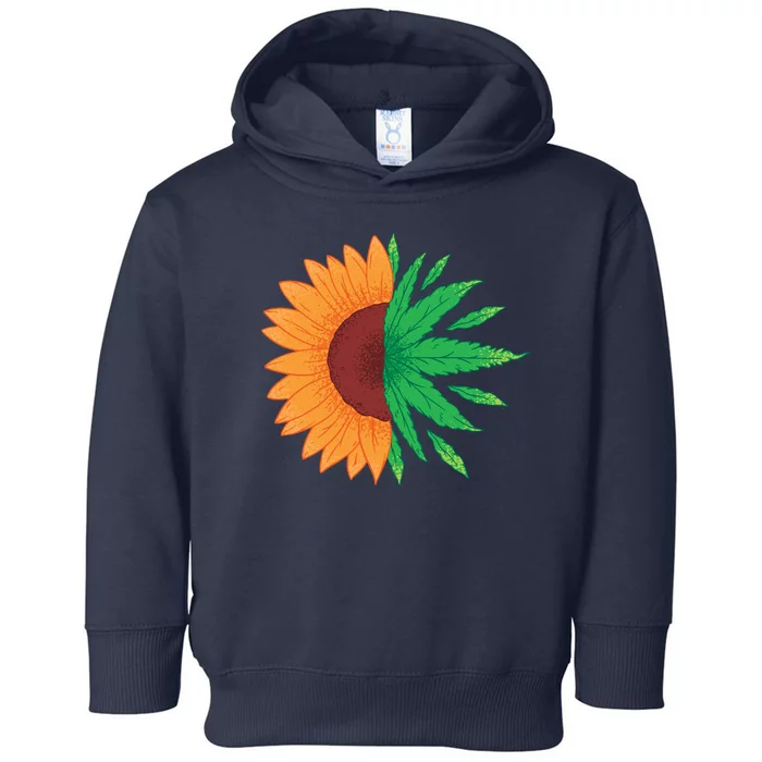 Sunflower Weed Toddler Hoodie