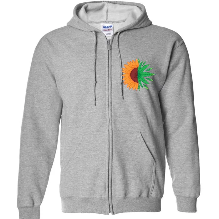 Sunflower Weed Full Zip Hoodie