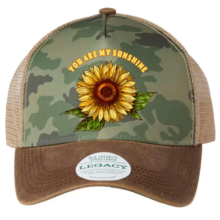 Sunflower You Are My Sunshine Legacy Tie Dye Trucker Hat