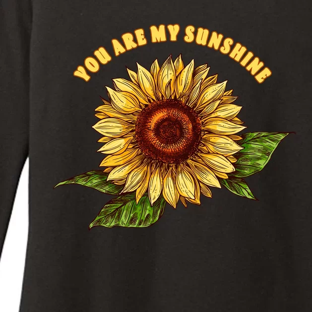 Sunflower You Are My Sunshine Womens CVC Long Sleeve Shirt