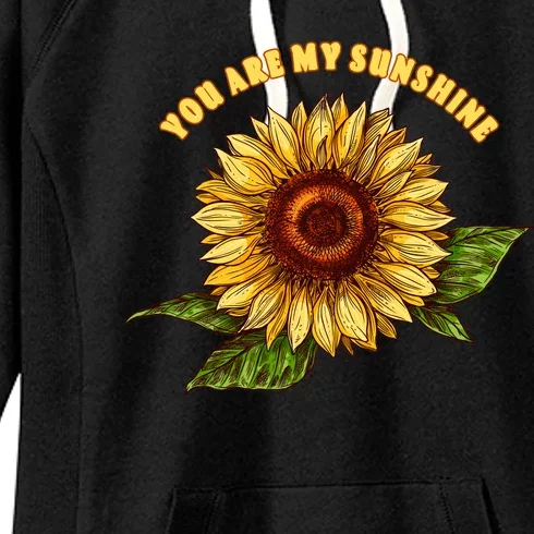 Sunflower You Are My Sunshine Women's Fleece Hoodie