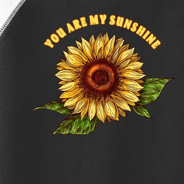 Sunflower You Are My Sunshine Toddler Fine Jersey T-Shirt