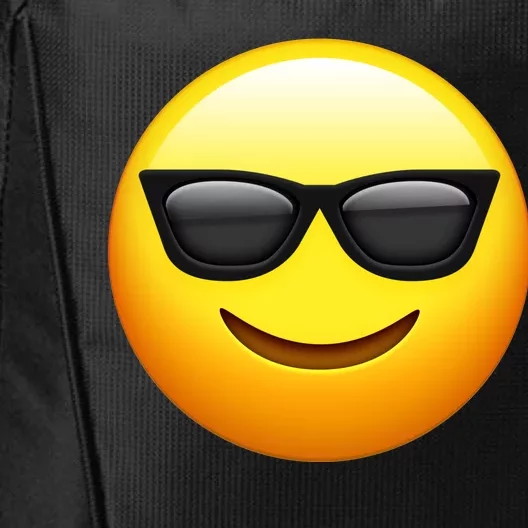 Sunglasses Emoji Cool Smiley City Backpack