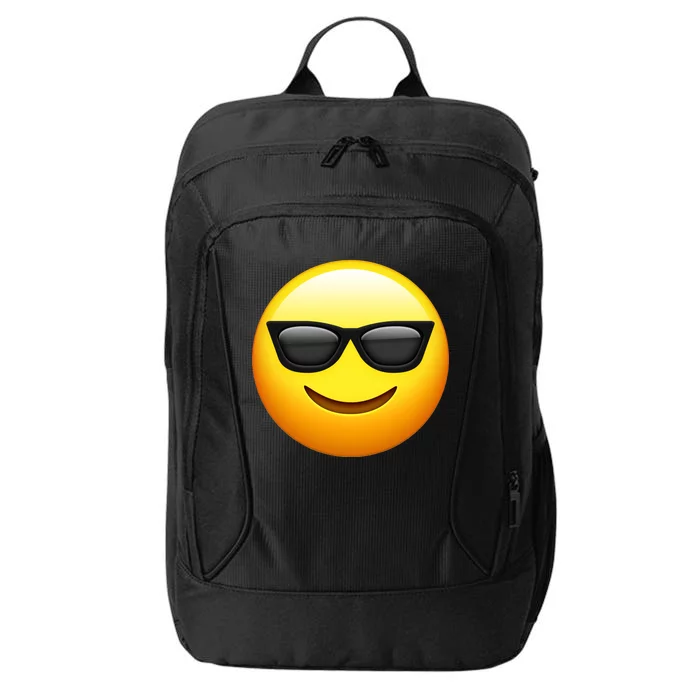 Sunglasses Emoji Cool Smiley City Backpack