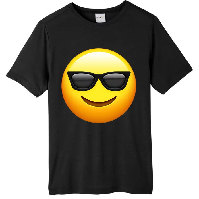 Sunglasses Emoji Cool Smiley ChromaSoft Performance T-Shirt