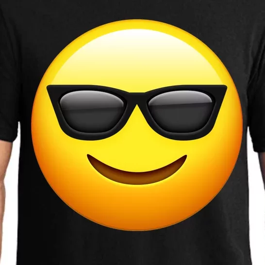 Sunglasses Emoji Cool Smiley Pajama Set