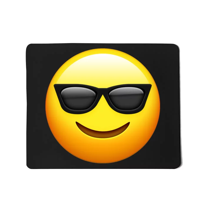 Sunglasses Emoji Cool Smiley Mousepad